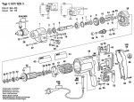 Bosch 0 601 125 041 Drill 110 V / GB Spare Parts